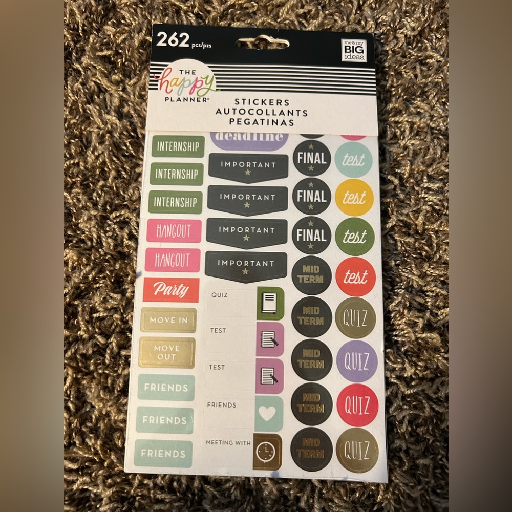 The Happy Planner Student or Teacher Sticker Book